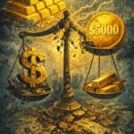 KULD ÜLE 5 000 DOLLARI UNTSI KOHTA. KULD ÜLE 5 000 DOLLARI UNTSI KOHTA.